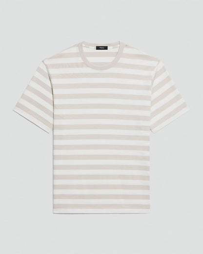 Relaxed Tee in Striped Cotton