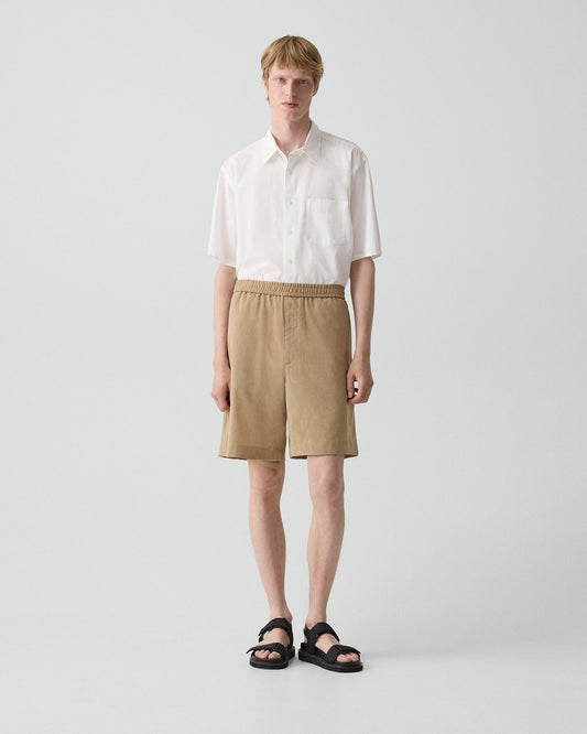 Relaxed Pull-On Short in Performance Suiting