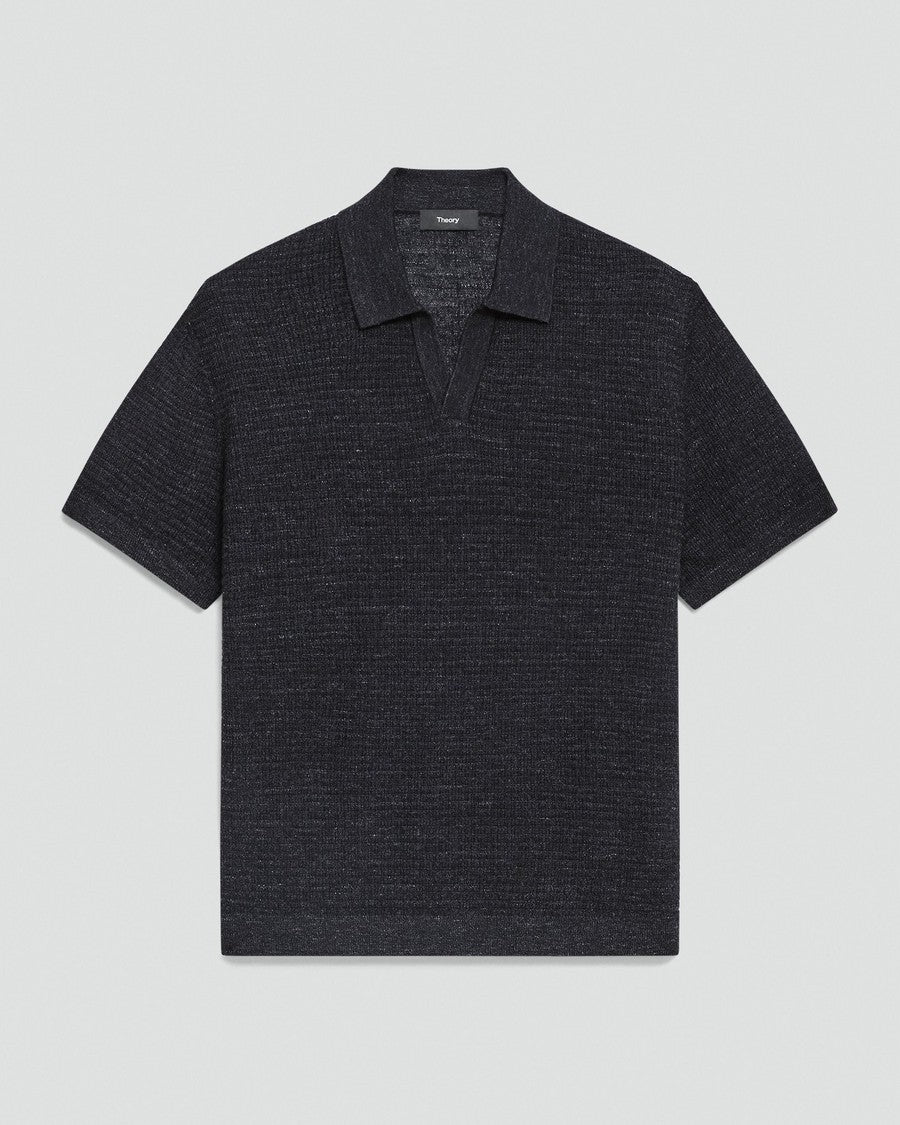 Brenan Polo Shirt in Pacific Linen