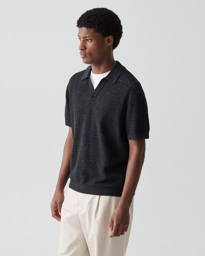 Brenan Polo Shirt in Pacific Linen