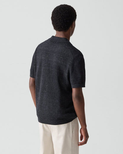 Brenan Polo Shirt in Pacific Linen