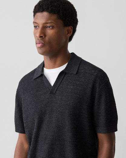 Brenan Polo Shirt in Pacific Linen