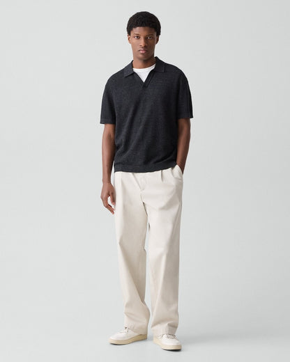 Brenan Polo Shirt in Pacific Linen