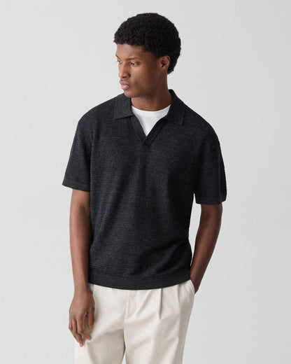 Brenan Polo Shirt in Pacific Linen
