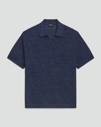 Brenan Polo Shirt in Pacific Linen