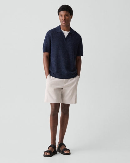 Brenan Polo Shirt in Pacific Linen