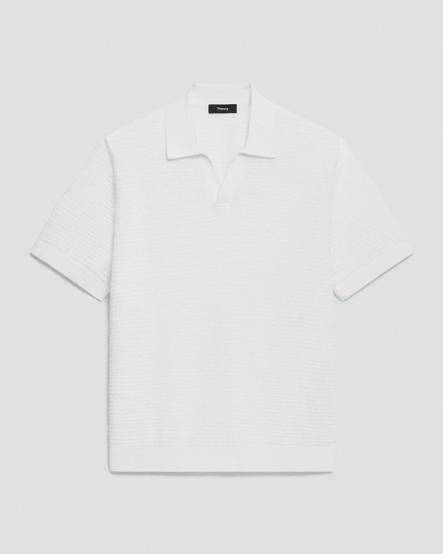 Brenan Polo Shirt in Pacific Linen