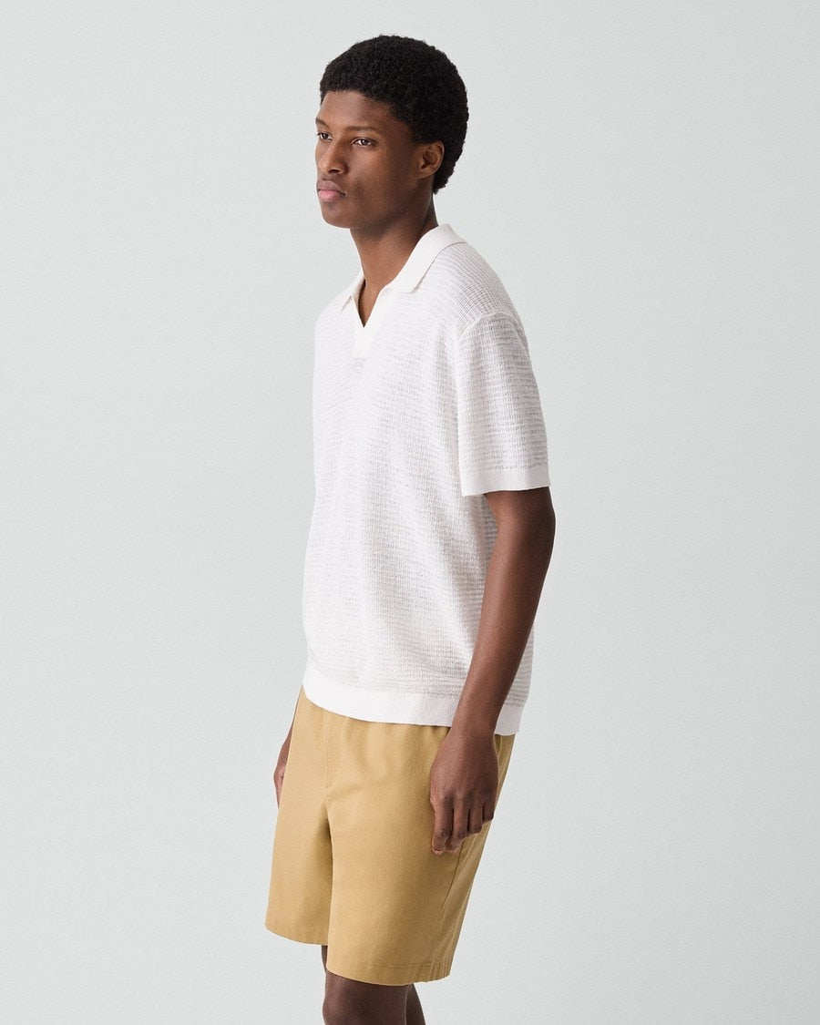 Brenan Polo Shirt in Pacific Linen