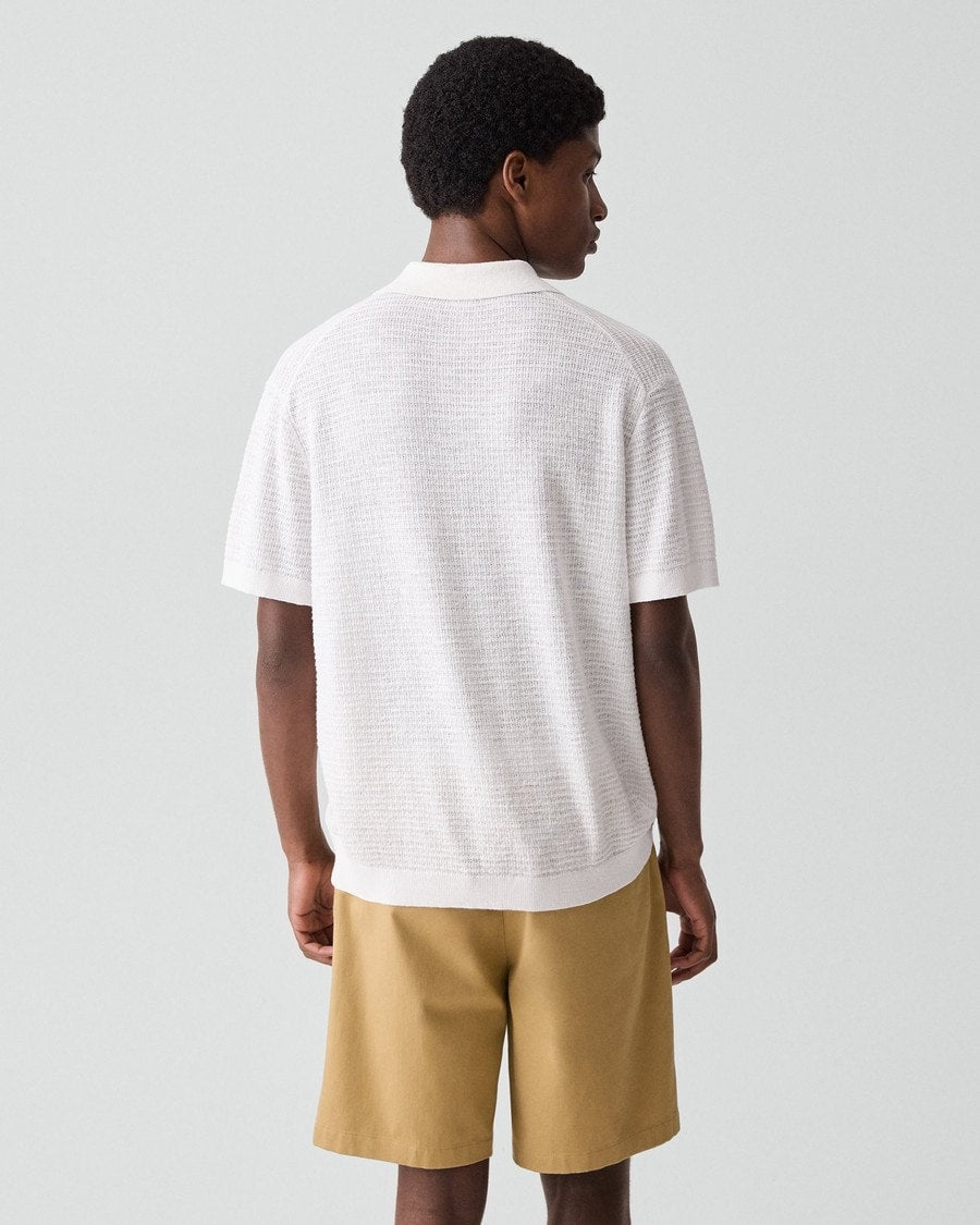 Brenan Polo Shirt in Pacific Linen