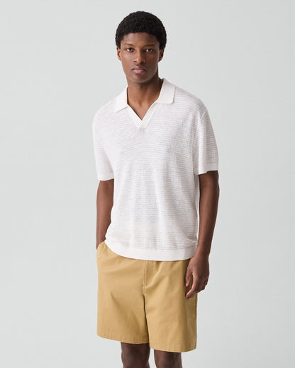 Brenan Polo Shirt in Pacific Linen