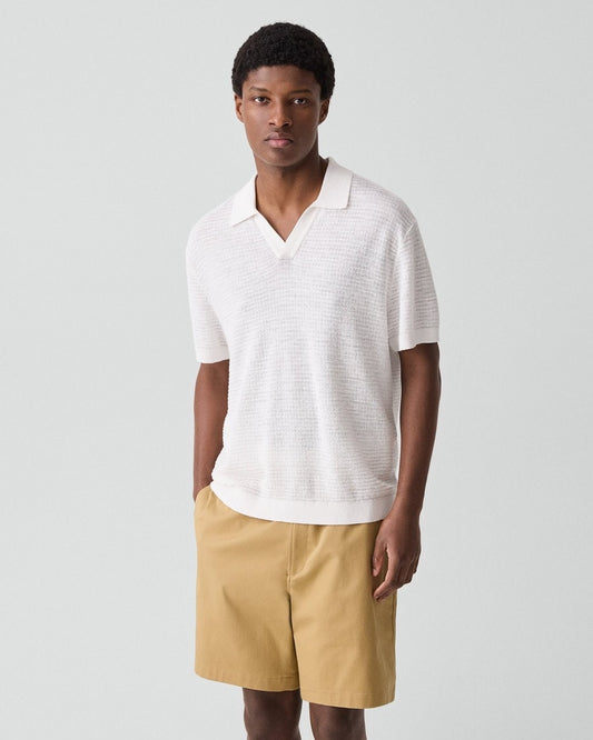 Brenan Polo Shirt in Pacific Linen