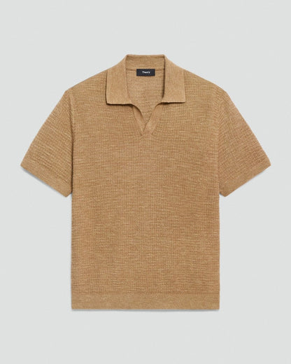 Brenan Polo Shirt in Pacific Linen