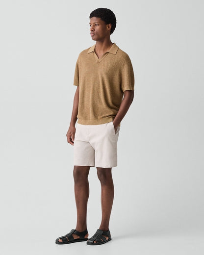 Brenan Polo Shirt in Pacific Linen