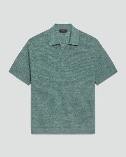 Brenan Polo Shirt in Pacific Linen