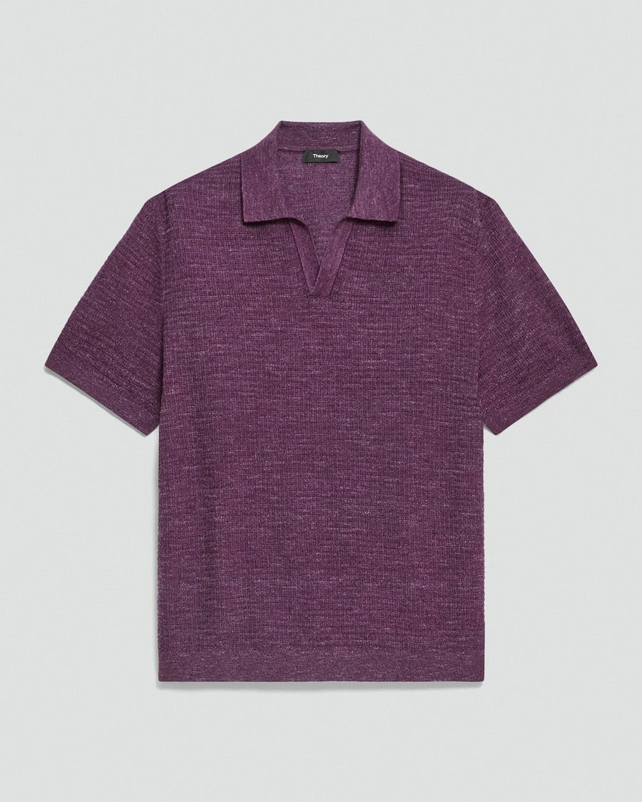 Brenan Polo Shirt in Pacific Linen