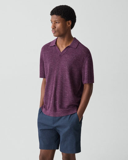Brenan Polo Shirt in Pacific Linen