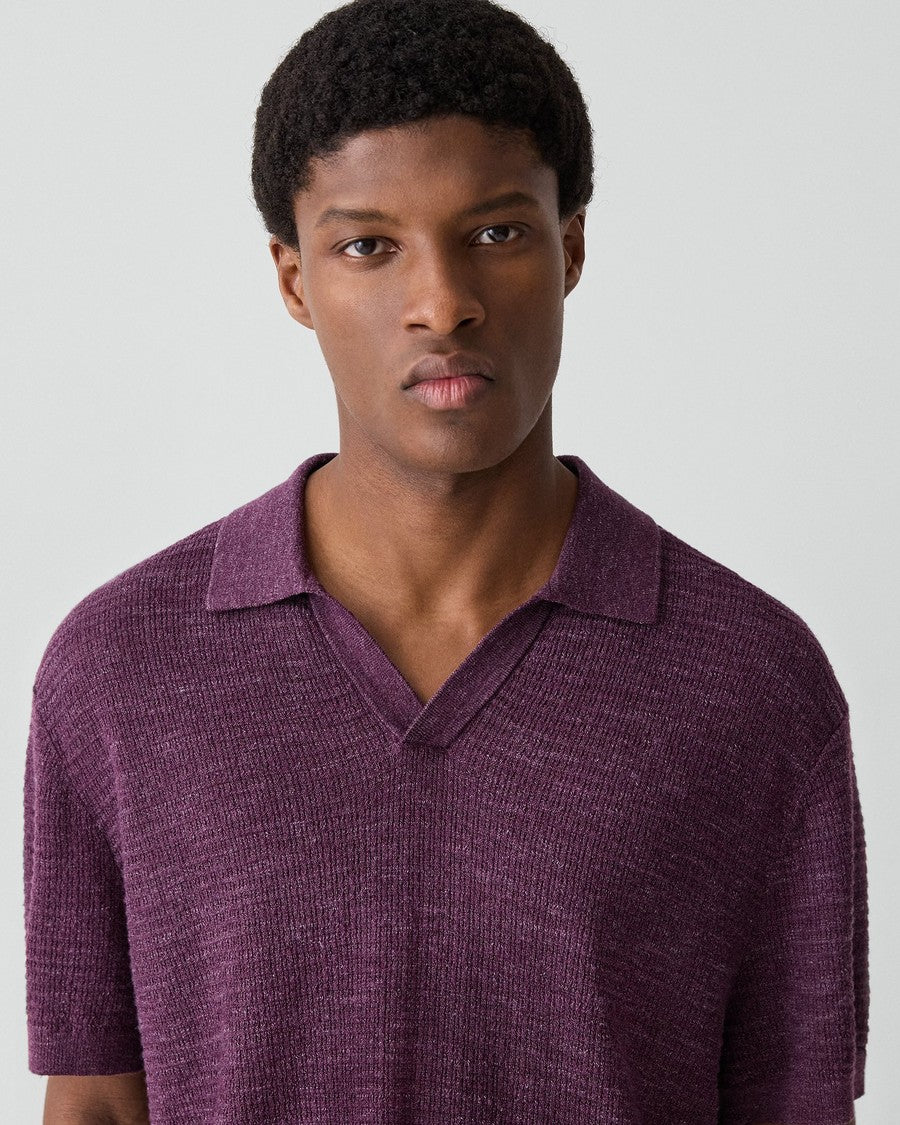Brenan Polo Shirt in Pacific Linen