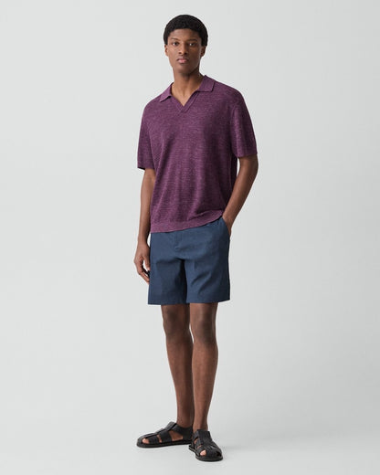 Brenan Polo Shirt in Pacific Linen
