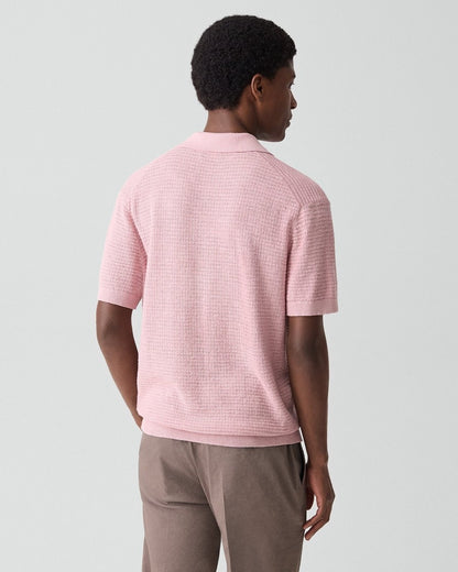 Brenan Polo Shirt in Pacific Linen