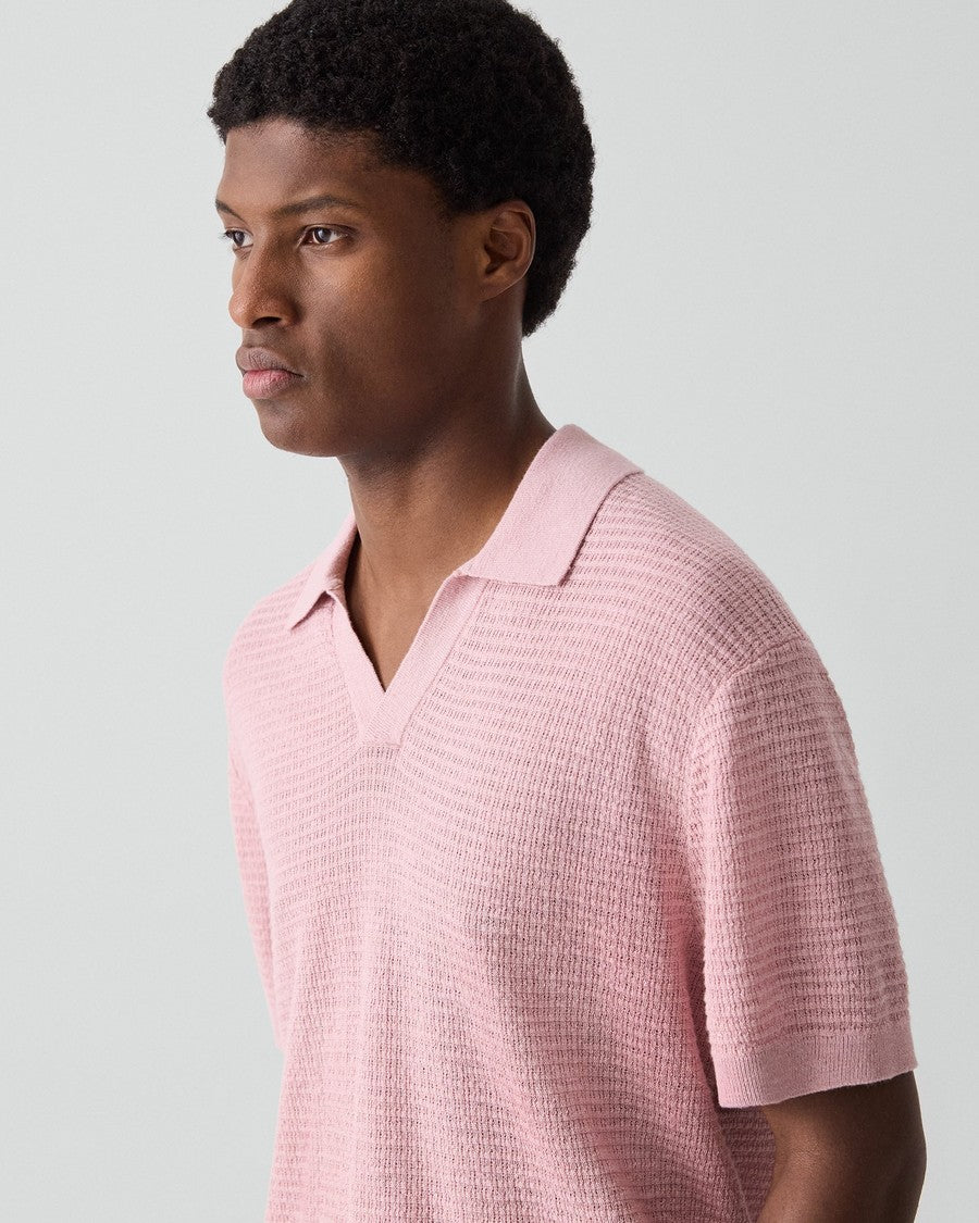 Brenan Polo Shirt in Pacific Linen