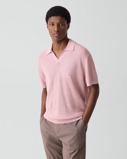 Brenan Polo Shirt in Pacific Linen