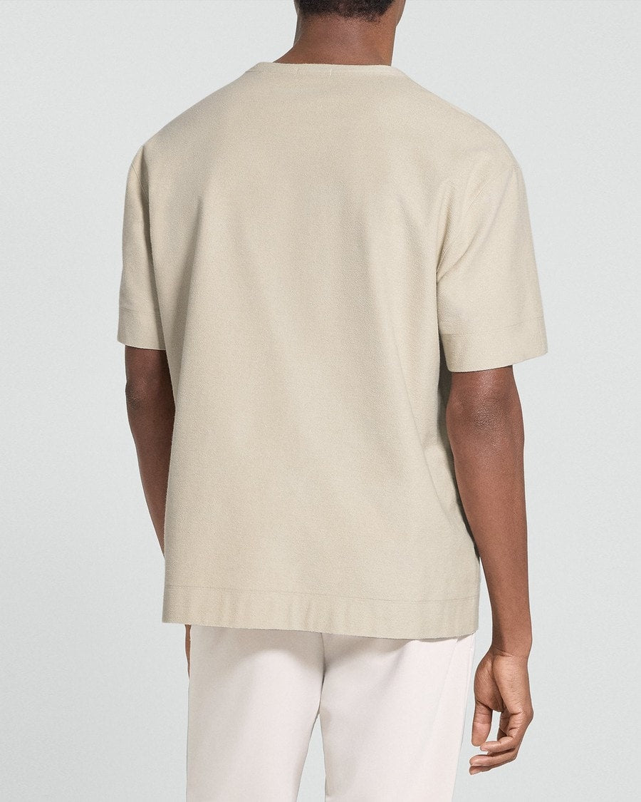 Boxy Tee in Terry Cotton