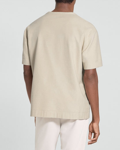 Boxy Tee in Terry Cotton