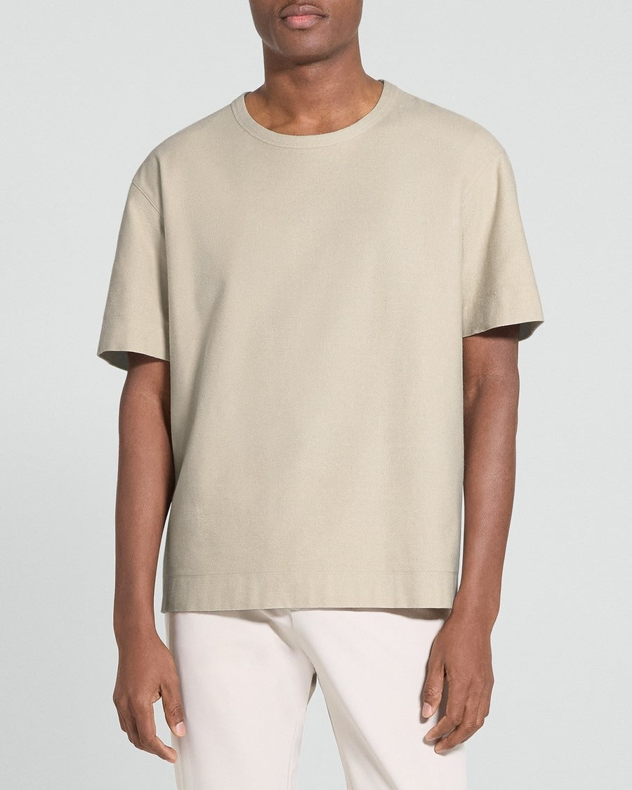 Boxy Tee in Terry Cotton