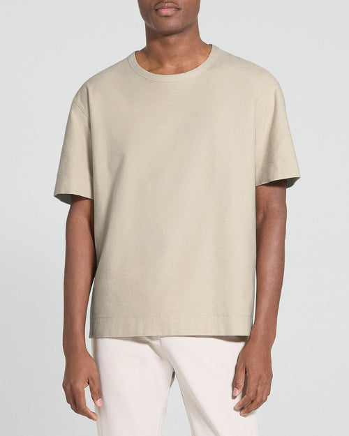 Boxy Tee in Terry Cotton