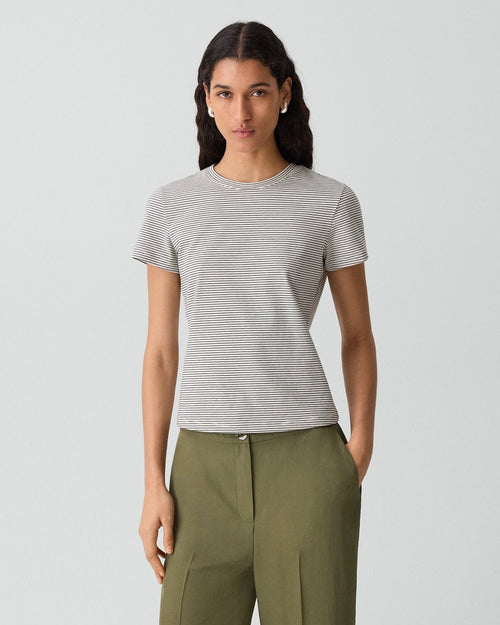 Tiny Tee in Striped Cotton