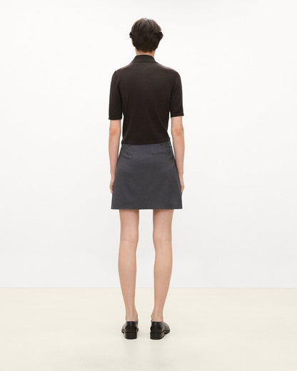 Short-Sleeve Knit Shirt in Regal Wool