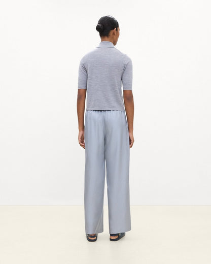 Short-Sleeve Knit Shirt in Regal Wool
