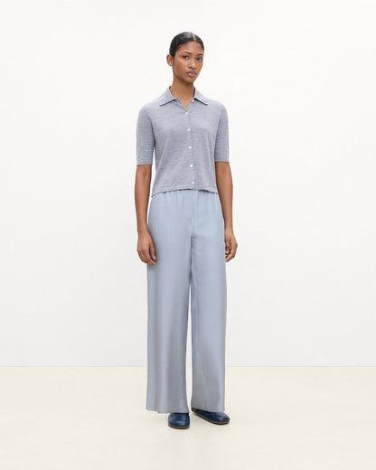 Short-Sleeve Knit Shirt in Regal Wool