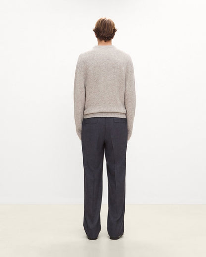 Relaxed Pleat Pant in Studio Wool