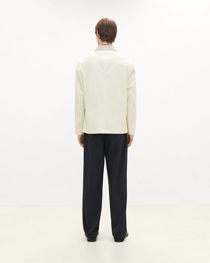 Four-Button Jacket in Moonsoft Cotton