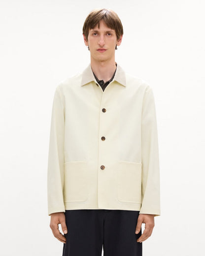 Four-Button Jacket in Moonsoft Cotton