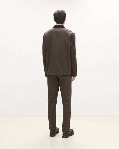 Four-Button Jacket in Moonsoft Cotton