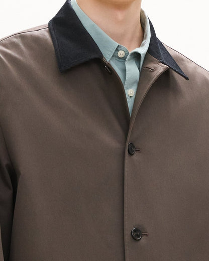 Four-Button Jacket in Moonsoft Cotton