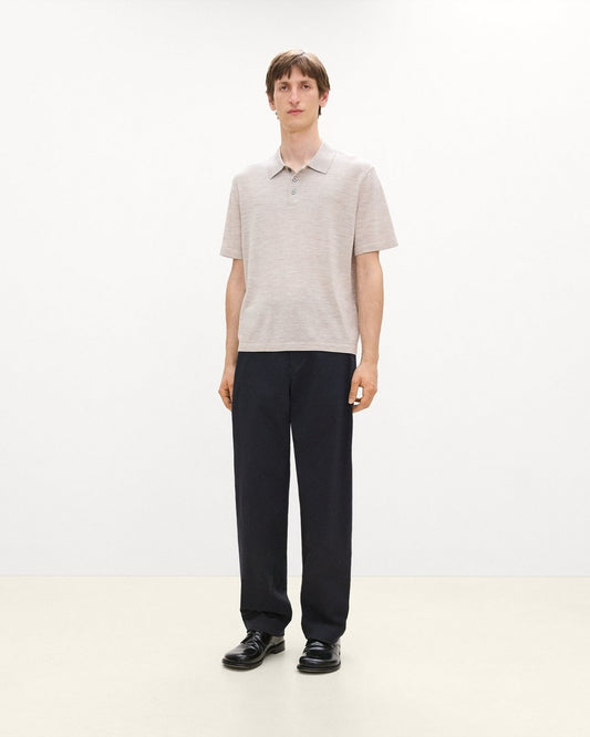 Relaxed Polo Shirt in Regal Wool