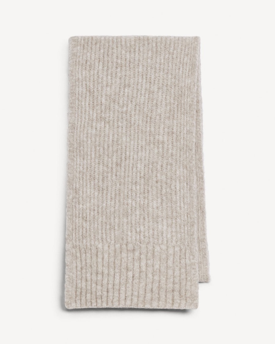 Scarf in Brushed Wool-Yak