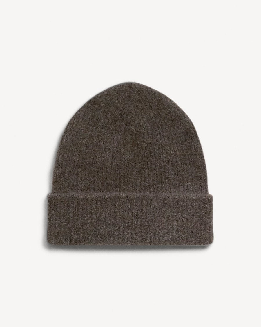 Beanie in Brushed Wool-Yak