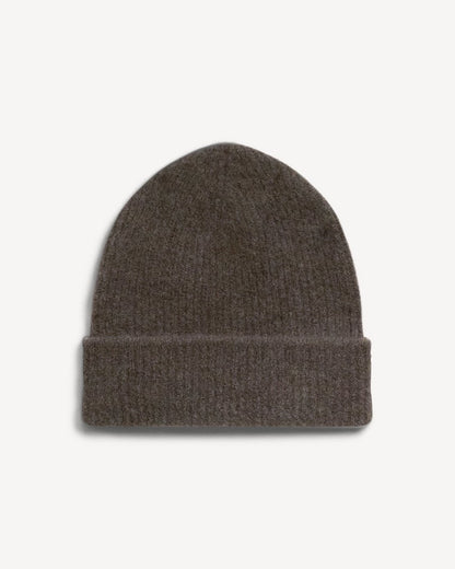 Beanie in Brushed Wool-Yak