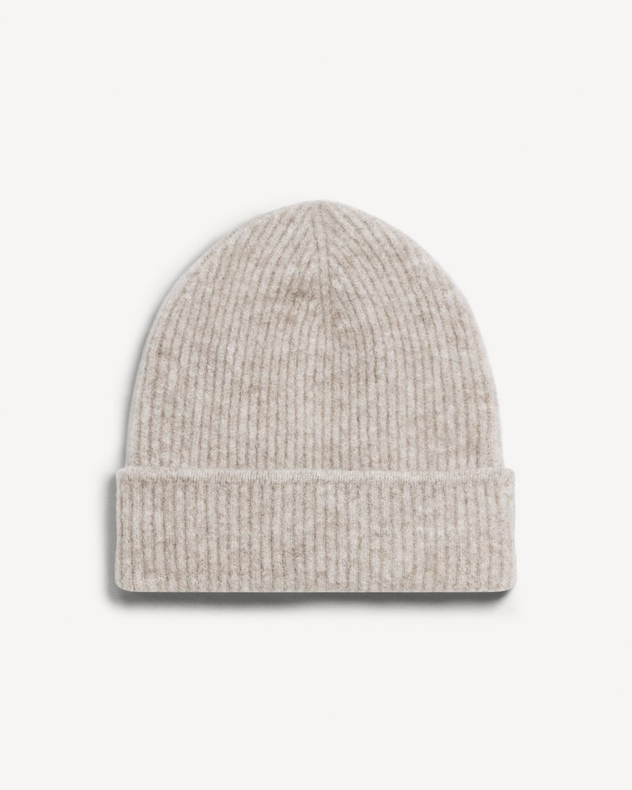 Beanie in Brushed Wool-Yak