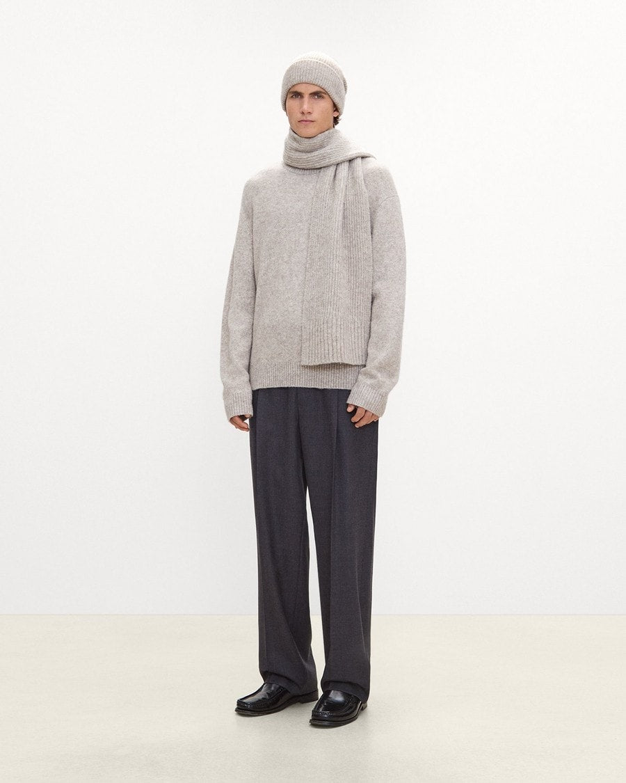 Beanie in Brushed Wool-Yak