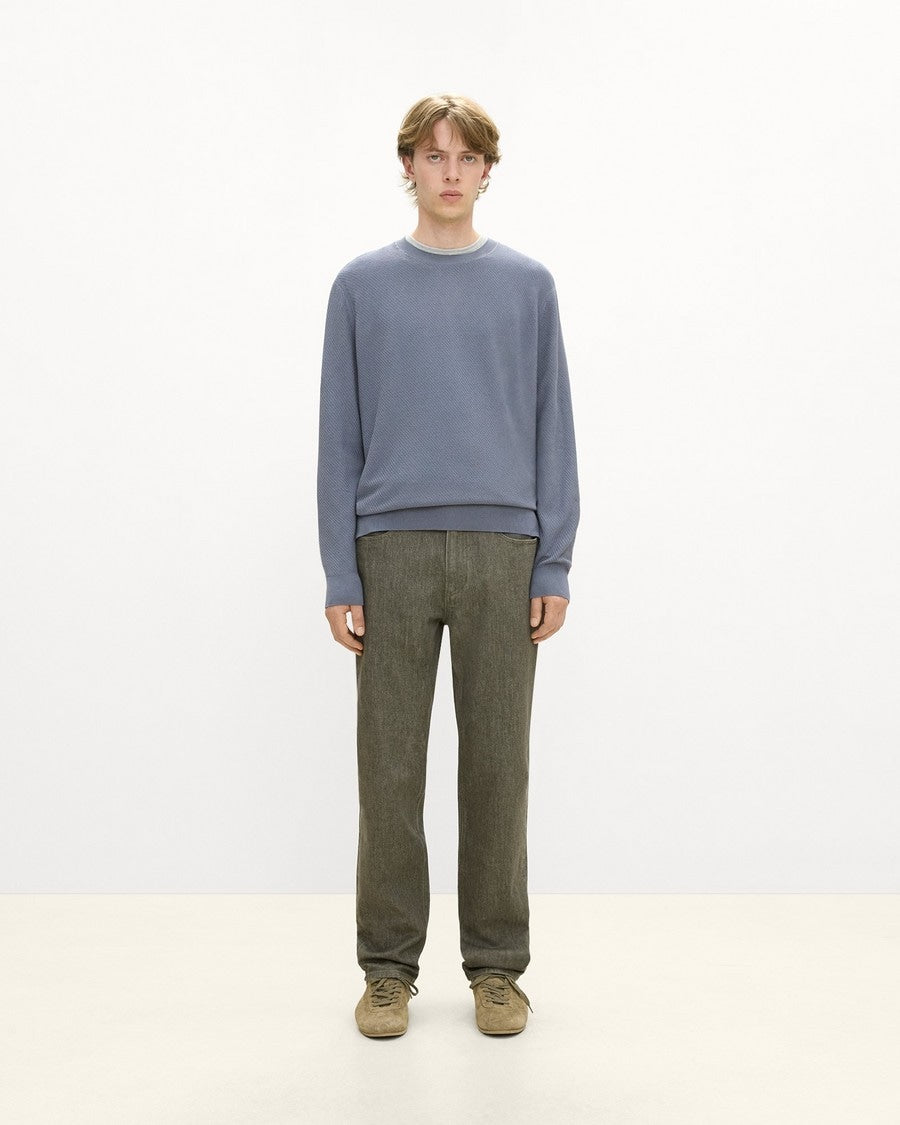 Riland Crewneck Sweater in Light Bilen