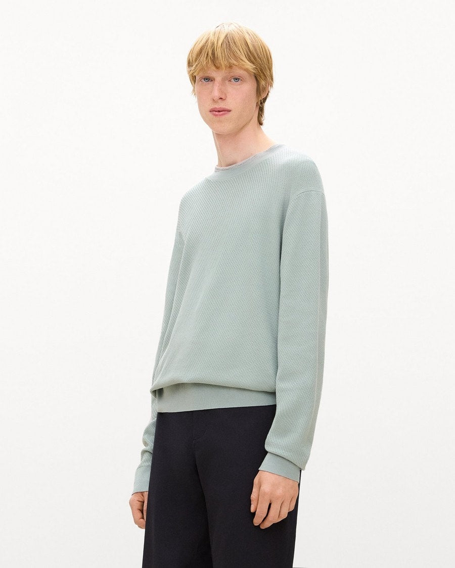 Riland Crewneck Sweater in Light Bilen