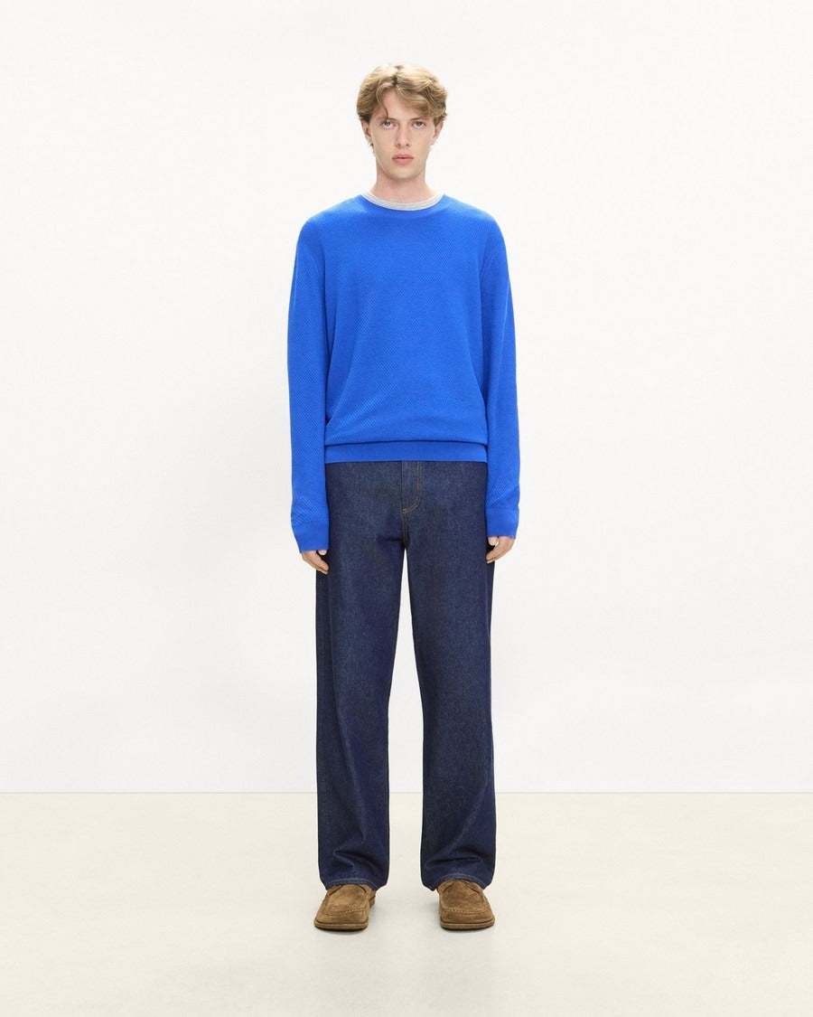 Riland Crewneck Sweater in Light Bilen
