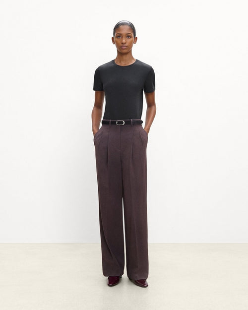 Classic Oblong Belt in Calf Hair