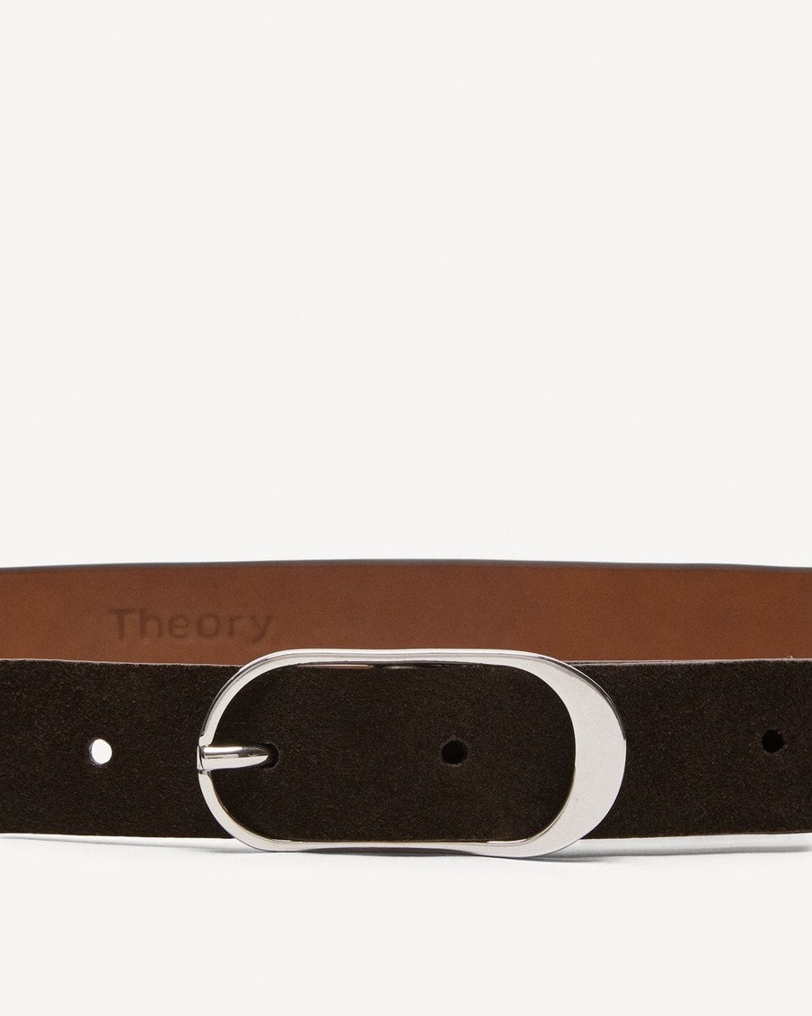 Classic Oblong Belt in Suede