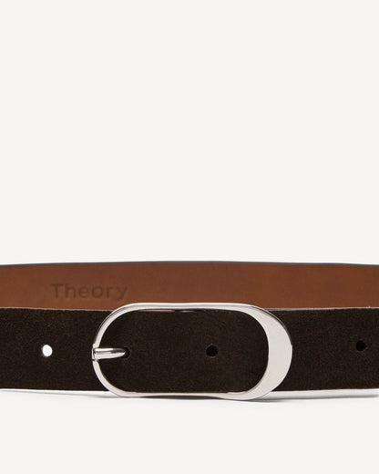 Classic Oblong Belt in Suede